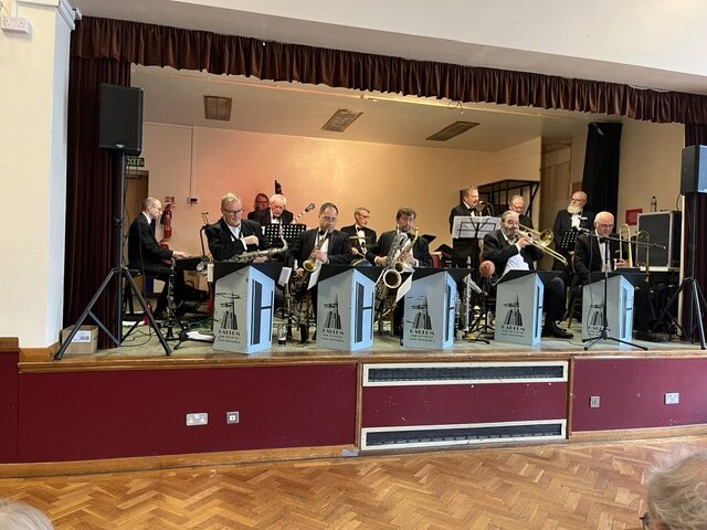 Harlem Jazz Orchestra on stage