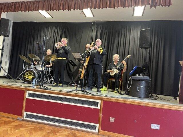 Storyville Jass Band on stage